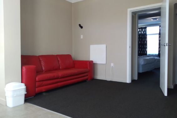 Private Hostel Units - sofa